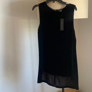 Never worn with tags Theory velvet top
